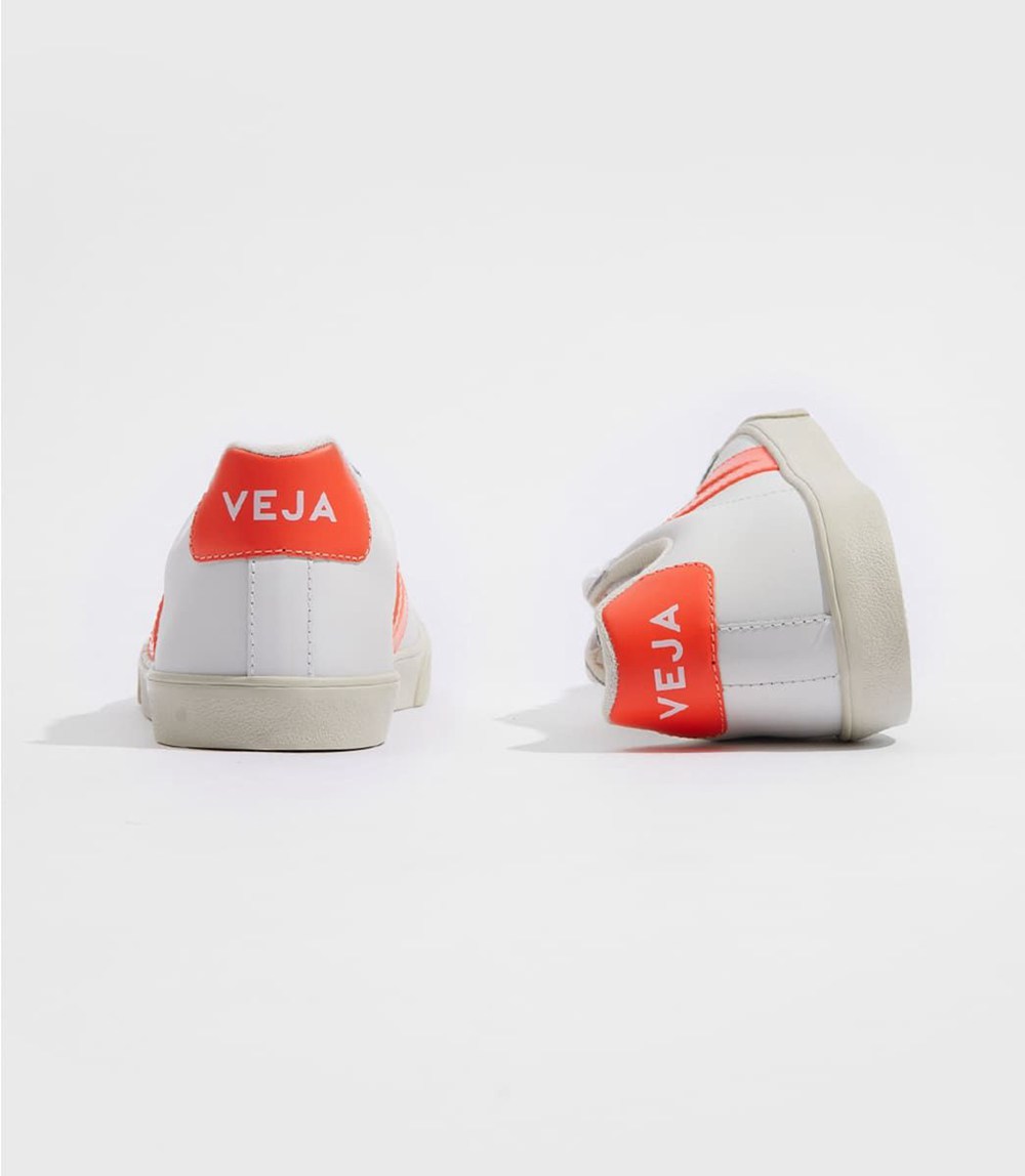 Veja Sneakers Barbati - Esplar Piele - Albi/Portocalii - 2574839-PJ